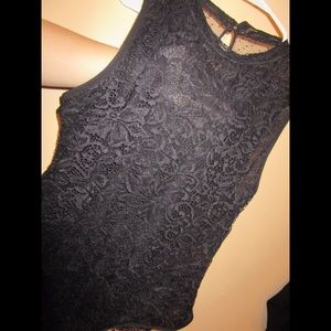 Black lace Bodysuit